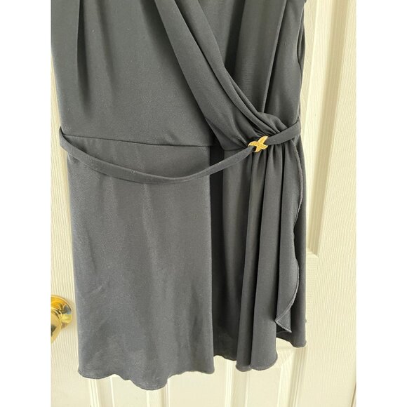 Vintage 1950s " Roxanne Bra Sized" Black Adjustable Straps One-Piece Swimsuit At - Picture 2 of 9